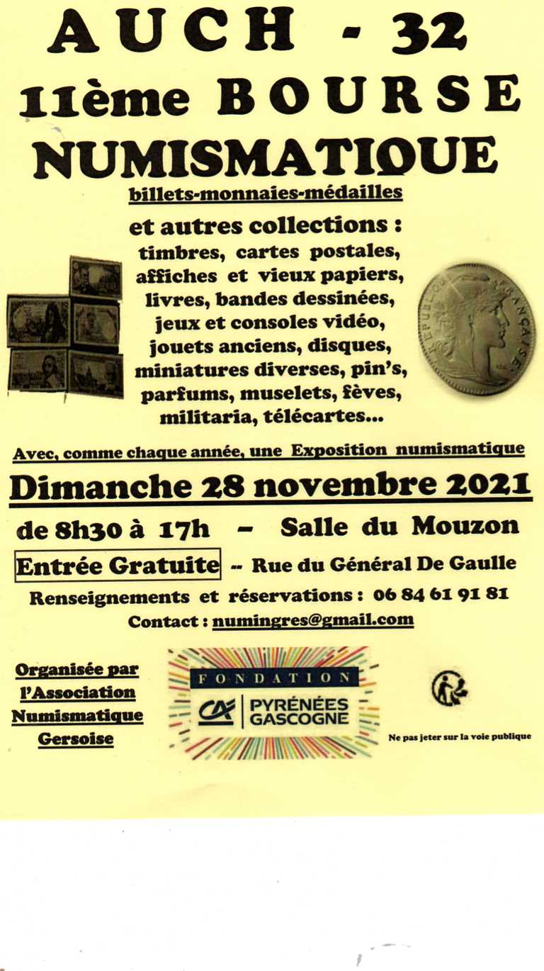  11ème bourse numismatique et toutes collections d'Auch Bourse12