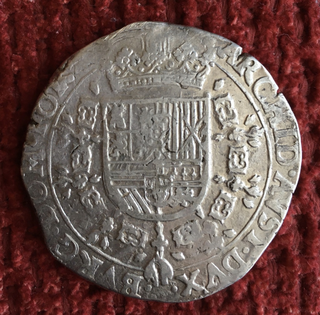 Patagon Felipe IV 1632, Tournais. Dedicada a Lanzarote 25697910