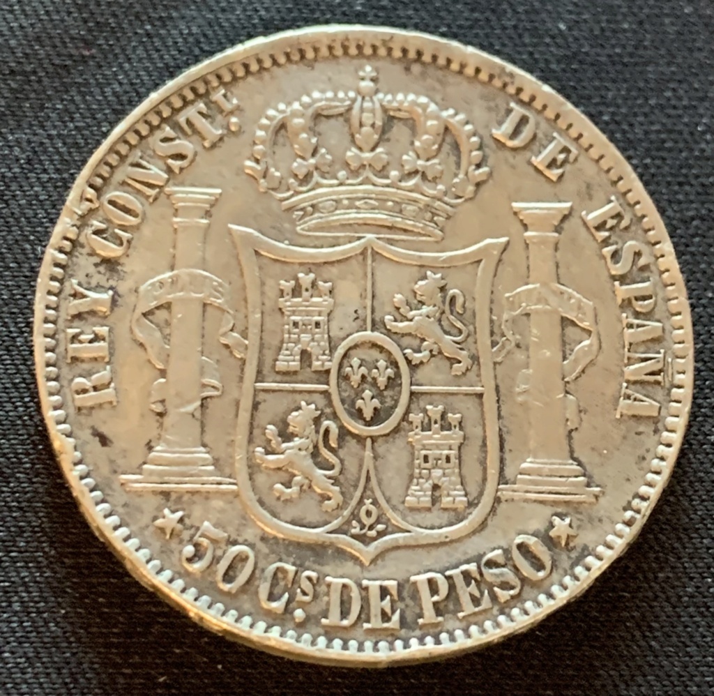 50 centavos de Peso 1885 4f840310