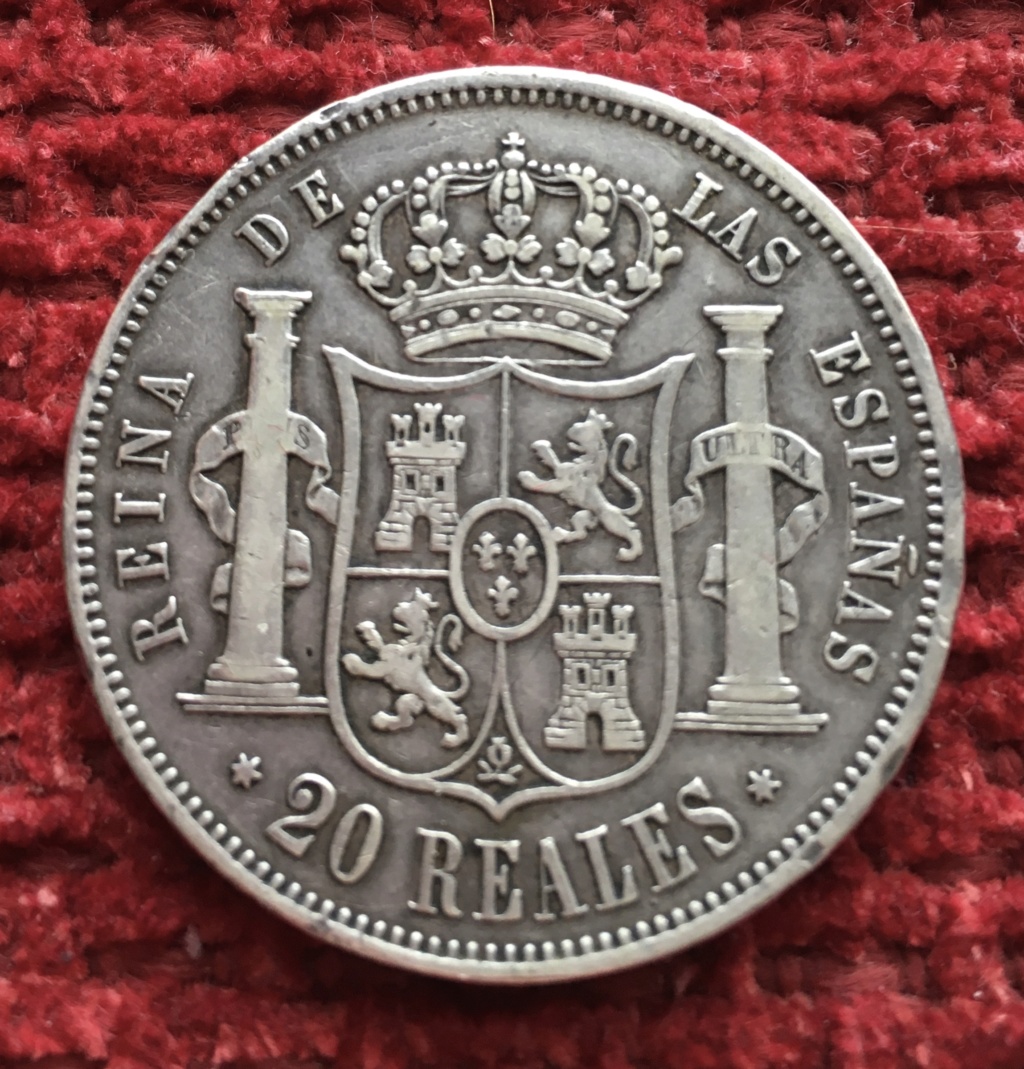 20 reales 1862. Isabel II.  Madrid  698f1b10