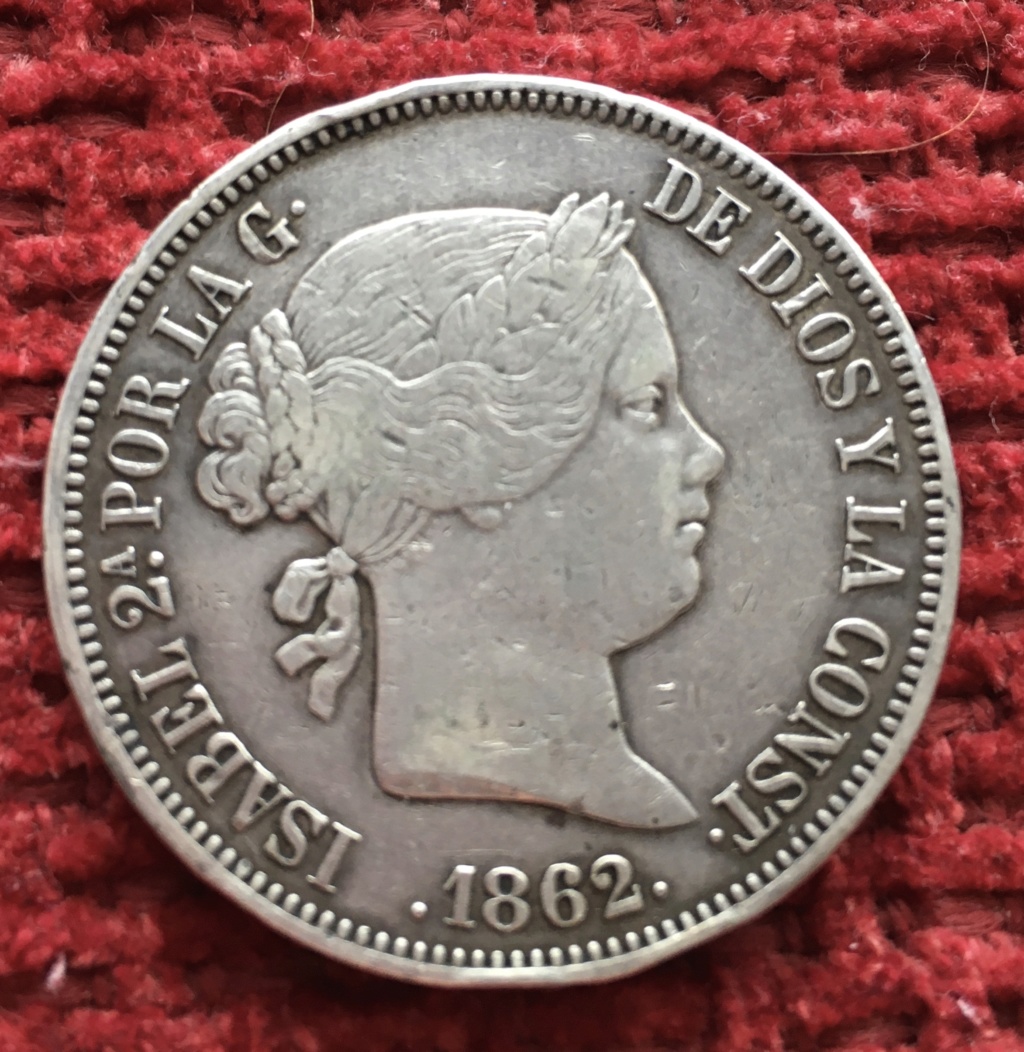 20 reales 1862. Isabel II.  Madrid  Dc85be10