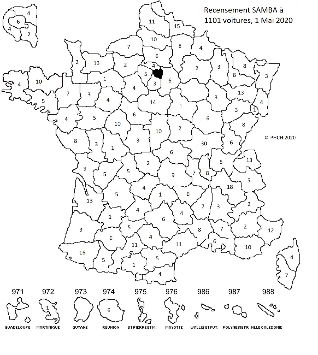 Recensement - recensement SAMBA France12