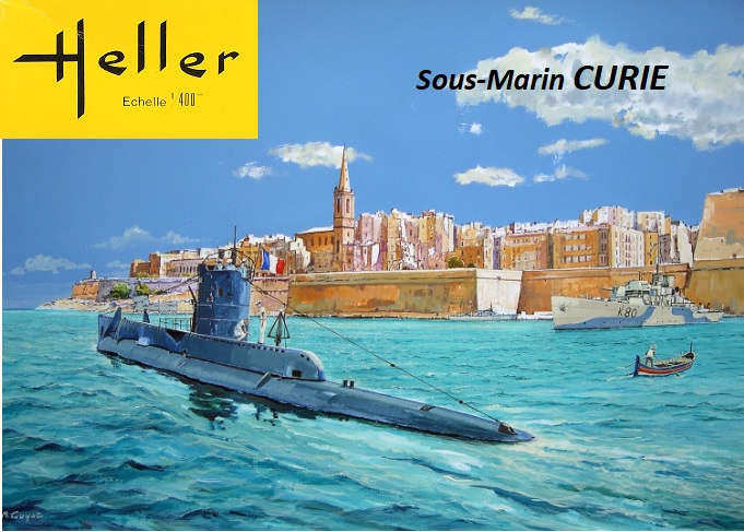 [MIRAGE] 2 Sous-marins FNFL: Le CURIE et le MORSE Réf 404208 Heller11