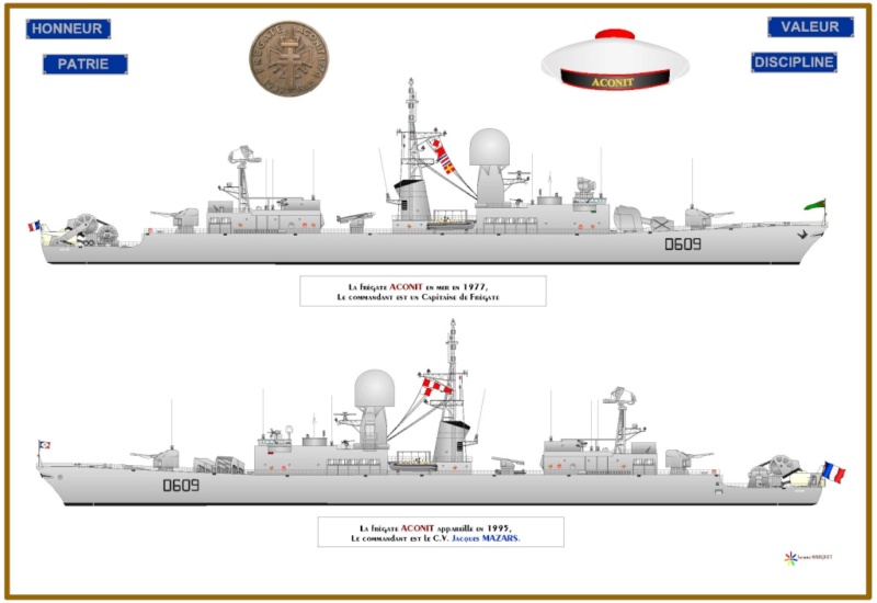 Frégate lutte anti-sous-marine ASM C 65 D609 ACONIT Réf 81032 Img_6710