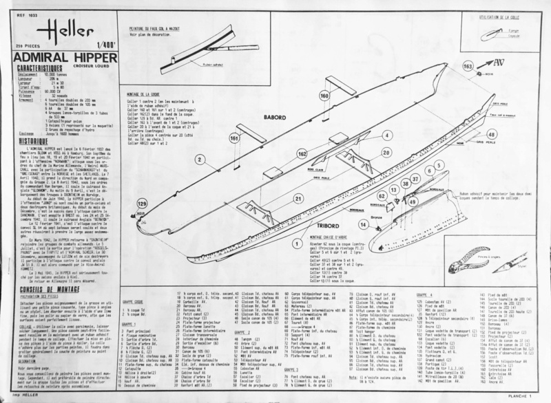 Croiseur lourd ADMIRAL HIPPER  boîte jaune Réf 1033 Img_e886