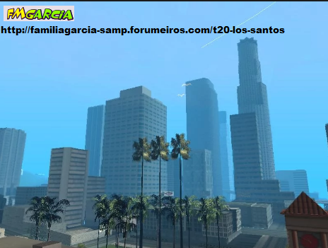 Los Santos Cidade Skyline Usa America Paisagem Ilustração do Vetor -  Ilustração de palmas, panorama: 260265156
