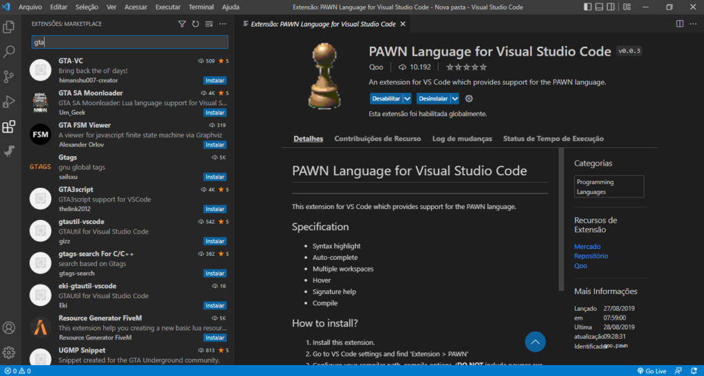 Visual Studio Code Vscode12