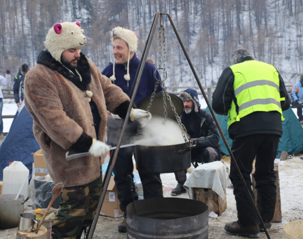 AGNELLOTREFFEN  À Pontechianale en Vallée Varaita (Cuneo)  ITALIE     , du 25 au 27 janvier 2019. Img_8624