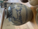 Hunting scene studio pottery vase  A877bf10