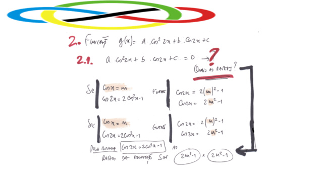 Equação quadrática em cos 2x / IMO 1959-#3  Slide116