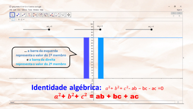 IDENTIDADE ALGÉBRICA - Resolver a²+b²+c²-ab-bc-ca=p Slide616