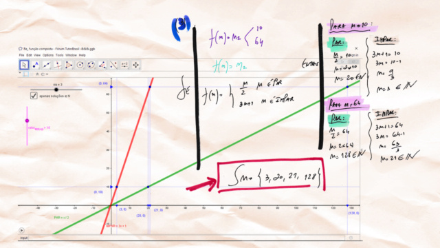 FUNÇÃO COMPOSTA - Equação de uma função por partes Slide622