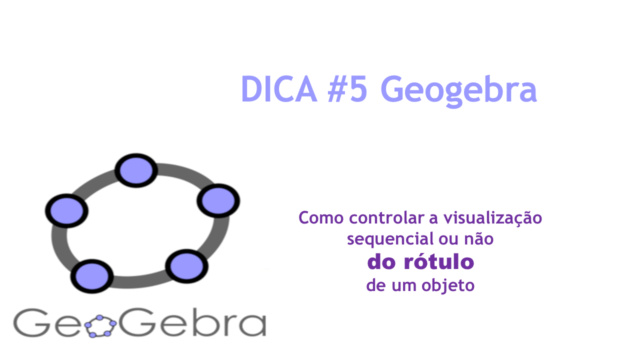 Como controlar a visualização do rótulo de um objeto -  Slide785