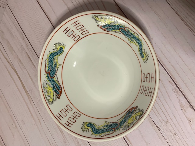 Chinese bowl, 20thC, faux-Qianlong mark Inside10