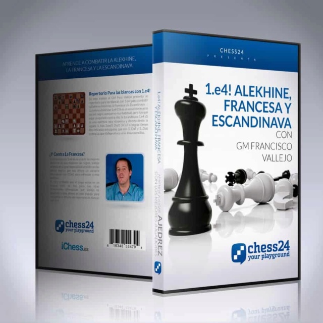 Chess24: 1. e4 contra Alekhine, Francesa y escandinava 37-1e411