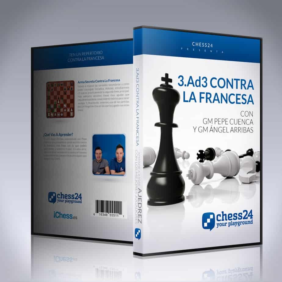 Chess24: 3. Ad3 contra la Francesa-GM Pepe Cuenca y GM Ángel Arribas 3_ad3-11