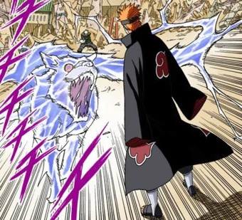 Kakashi vs Hiashi, Neji, Hinata e Hanabi Presa_10