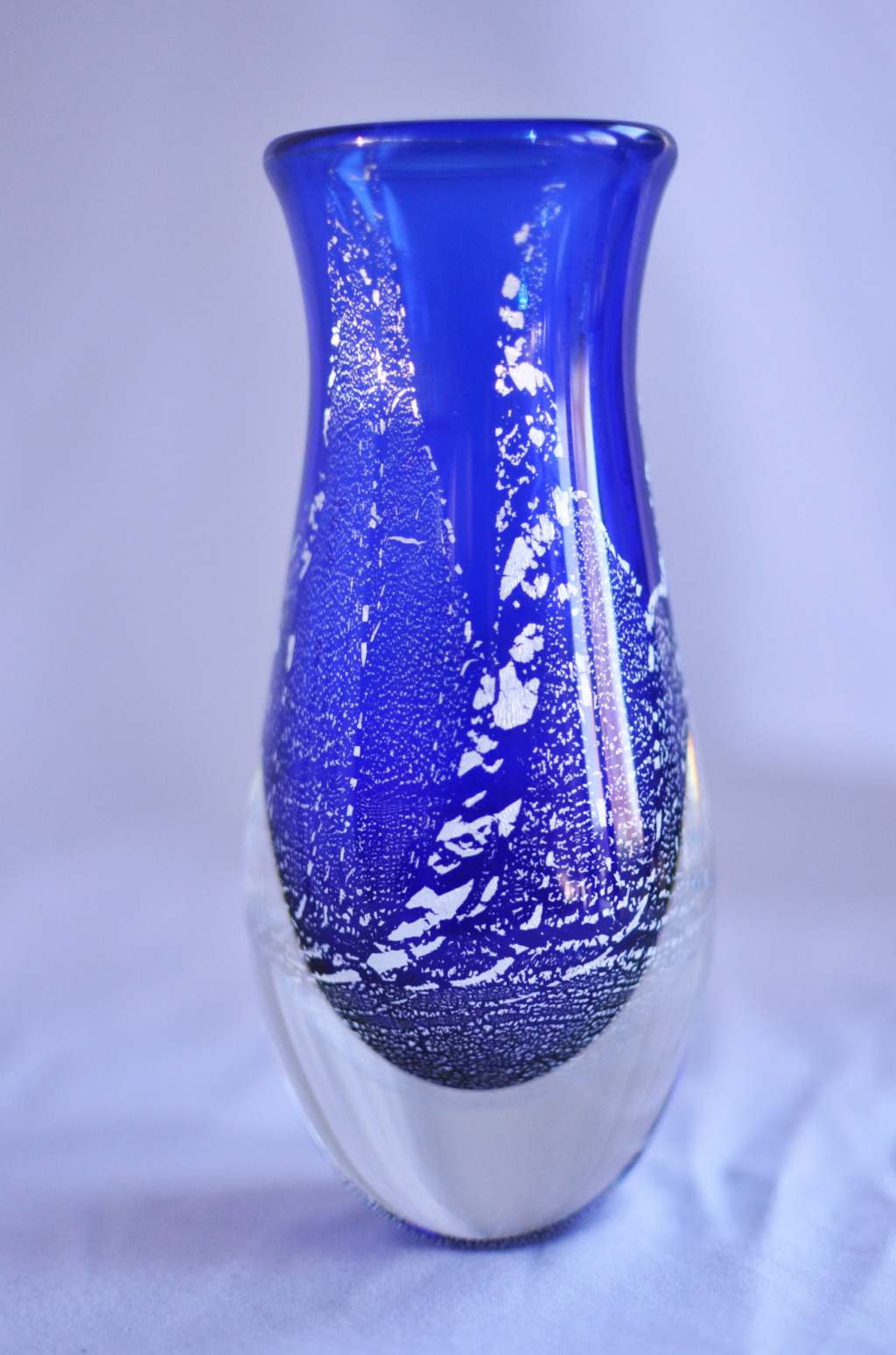 Advice on Cobalt Blue Glass Vase Please... is this Murano?? Close11