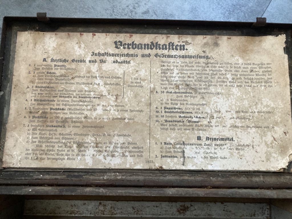 Verbandkasten 1939 avec une référence 00810