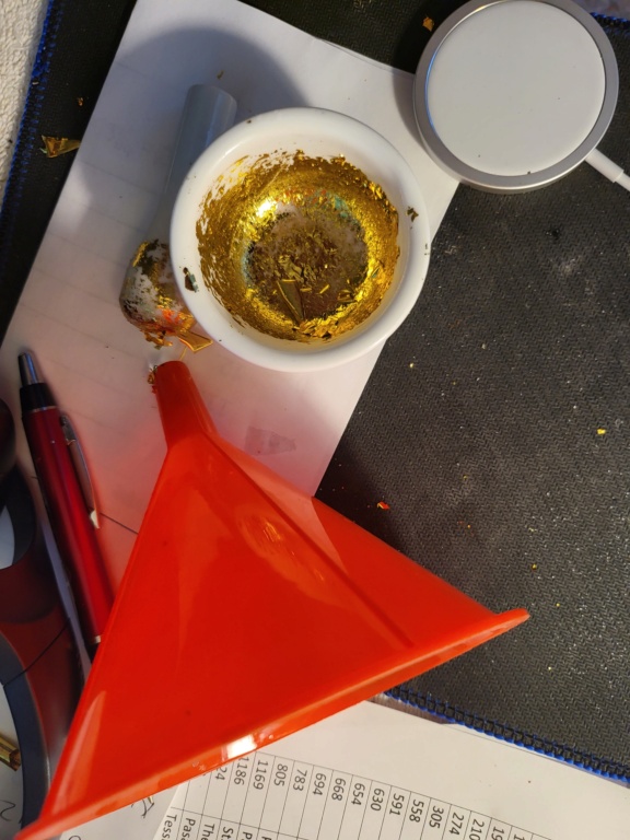 Impregnating gold leaf into salts ∴N.D.C∴ method  20221225