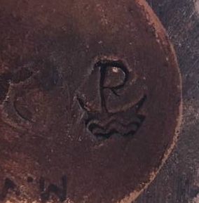 Pottery mark with waves/boat/P mark?? Pkkove10