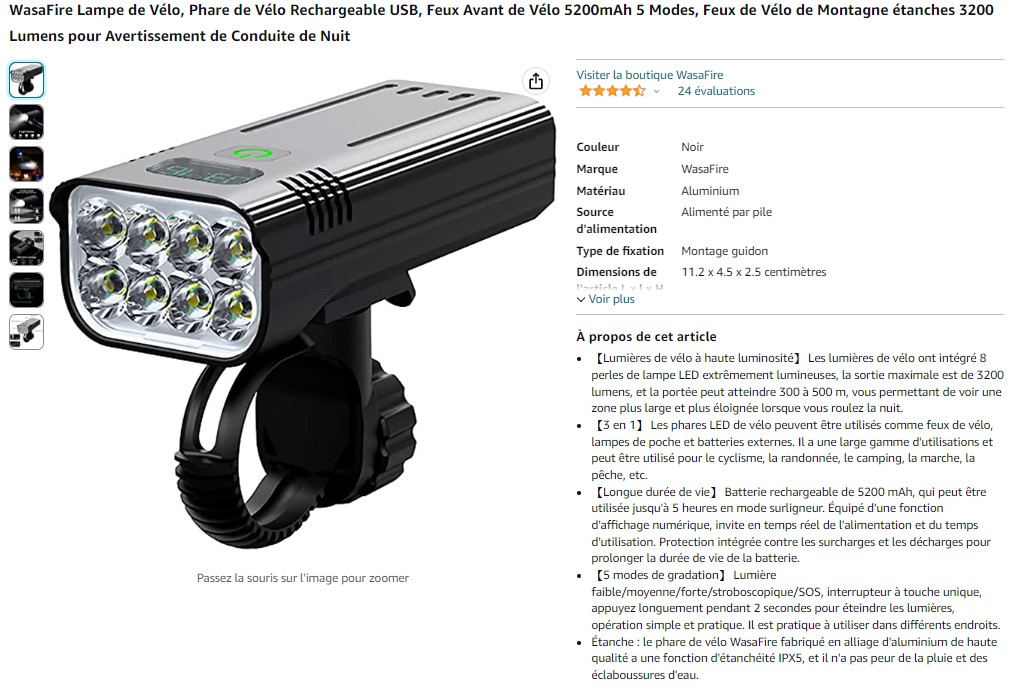 eclairage à DEL pour velo ( LED light for bike) PARTIE  2 - Page 10 Wasafi10