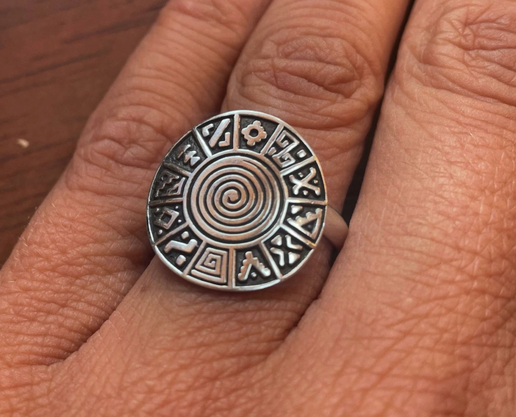 Bracelet argent aztec Messen15