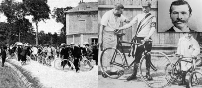 Le Chronométrage du premier Tour de France Juille10