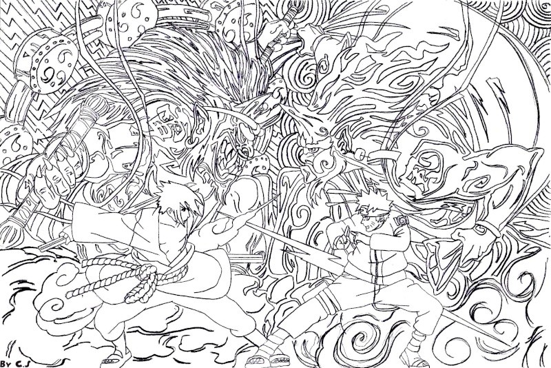 Wallpapers, bannires et dessins de Uchiwa Sasuke - Page 21 Sasuke11