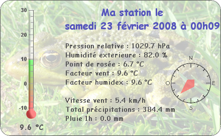 Observations du Samedi 23 Février 2008 Report43