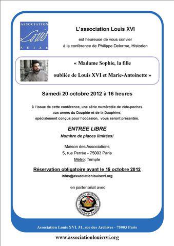 Conférence de Philippe Delorme / Association Louis XVI 38407210