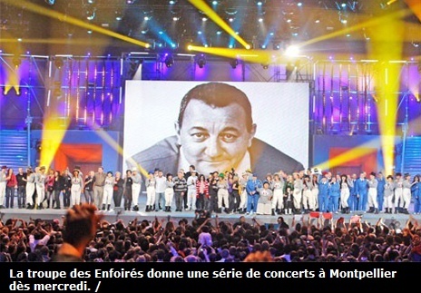 Les Enfoirés 2011 " Dans l'oeil des Enfoirés" à l'Arena de Montpellier - Page 7 Enf10