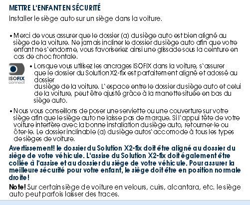 Help! Cybex Solution X2 qui "penche"/ Avis sur Recaro Milano X2fix-10