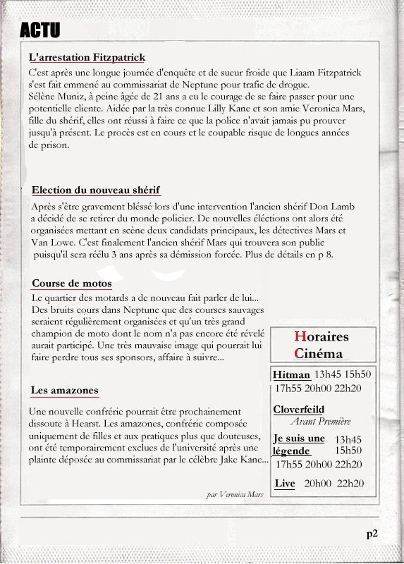 Numéro Un - Janvier 2008 Actu10