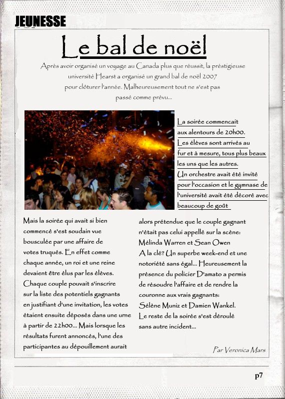 Numéro Un - Janvier 2008 Jeunes10