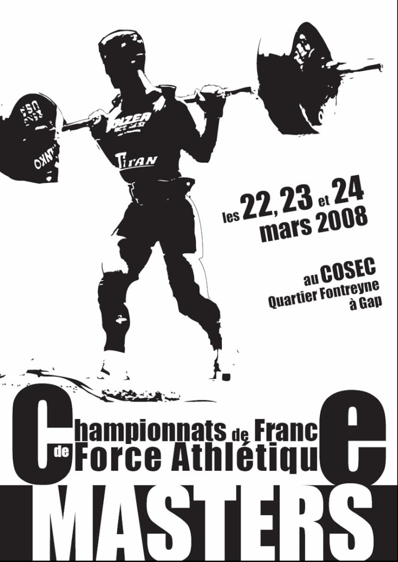 Affiche Championnat de France FA Masters Master10