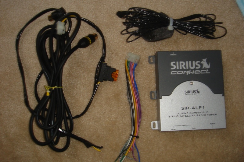 Sirius Alpine Head Unit w/ Sirius Tuner Dsc04513