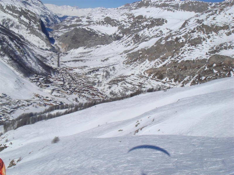 Survol de Val d'Isère en parapente Dsc05815