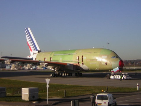 Premier A380 d'Air France A38010