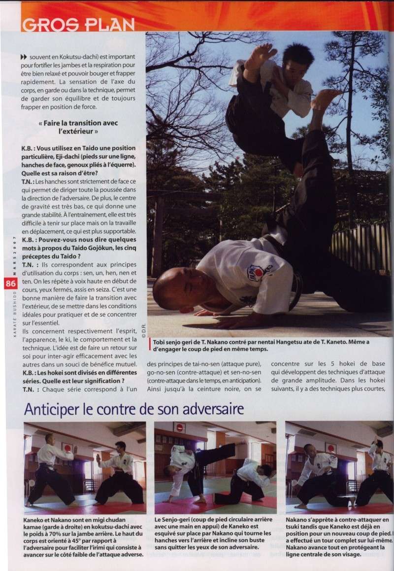 Le Taido dans la revue "Karaté Bushido" Karate12