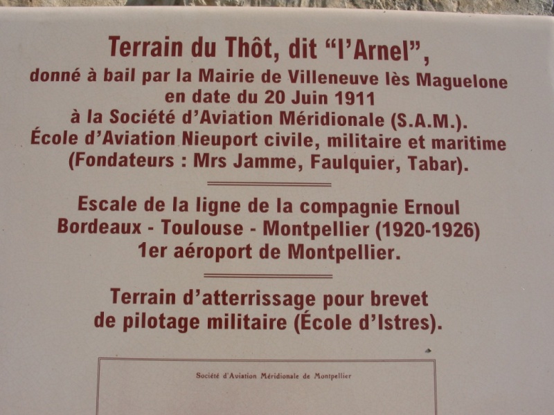 Ecole d'Aviation et 1er Aéroport de Montpellier 1911 610