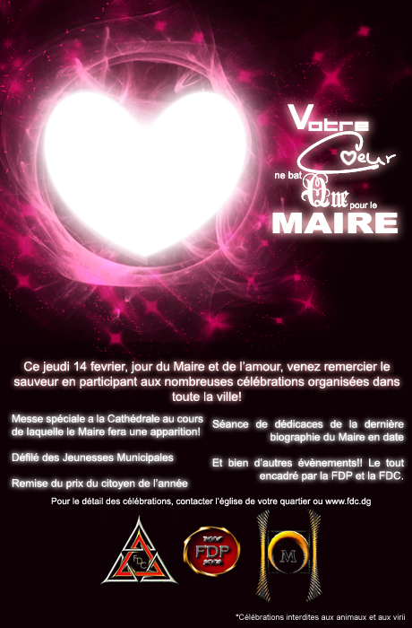 Votre coeur ne bat que pour le Maire by Hope Whisperhill Affich11