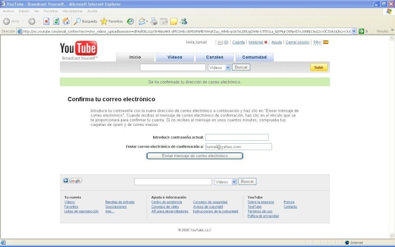 Cómo subir videos a youtube Dibujo11