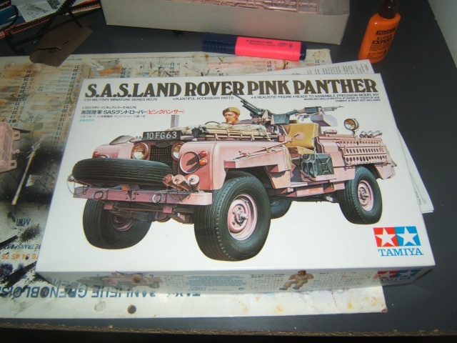 SAS Land Rover Pink panther [Tamiya, 1/35] Dscf2734