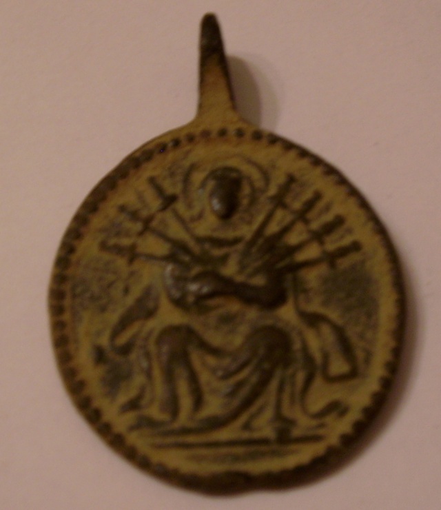 V. Dolorosa / Animas del Purgatorio - s. XVIII Medall10