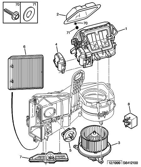 [ Citroen Xsara 2.0 HDI an 2001 ] Problème ventilation chauffage que position 4 (résolu) S6412110