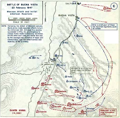 Daguerrotipo de 1847, guerra México-EUA. Battle10