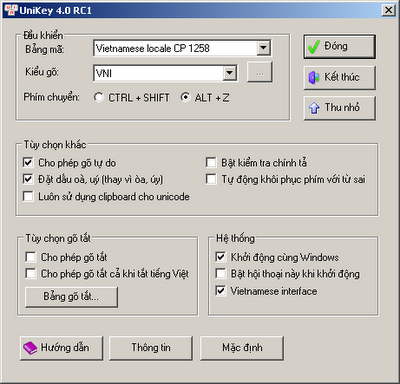 Cách gõ tiếng Việt trong game Boom Unikey10