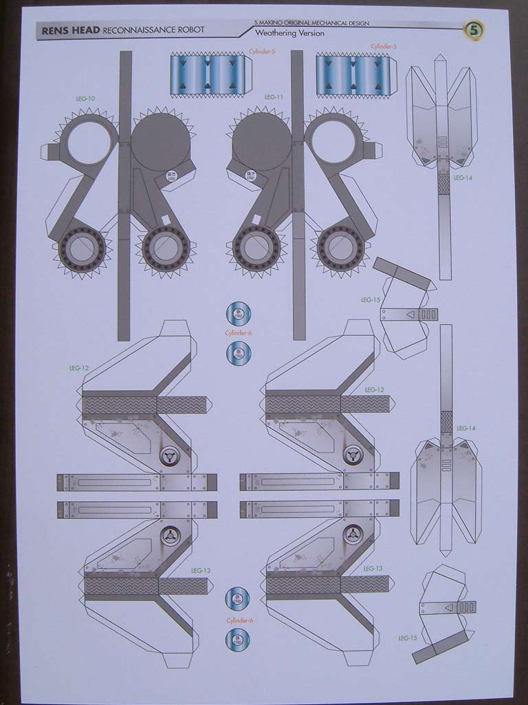 Baubogen Roboter Lens Head Lens111