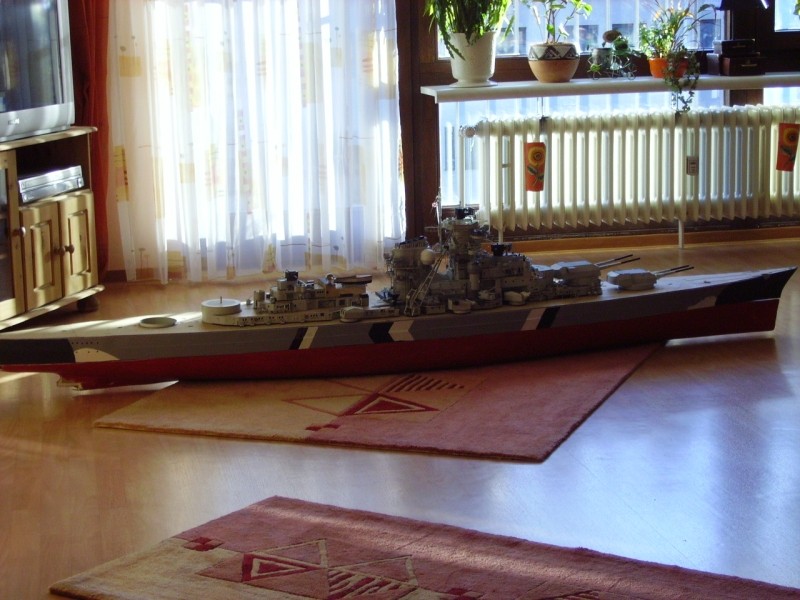 Bismarck 1:100  gebaut von Gustibastler Pict8010